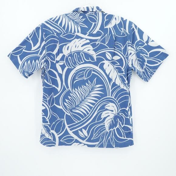 Tommy Bahama Shirt Mens Medium Hawaiian Floral Button Up Casual Beach Resort - Picture 2 of 16